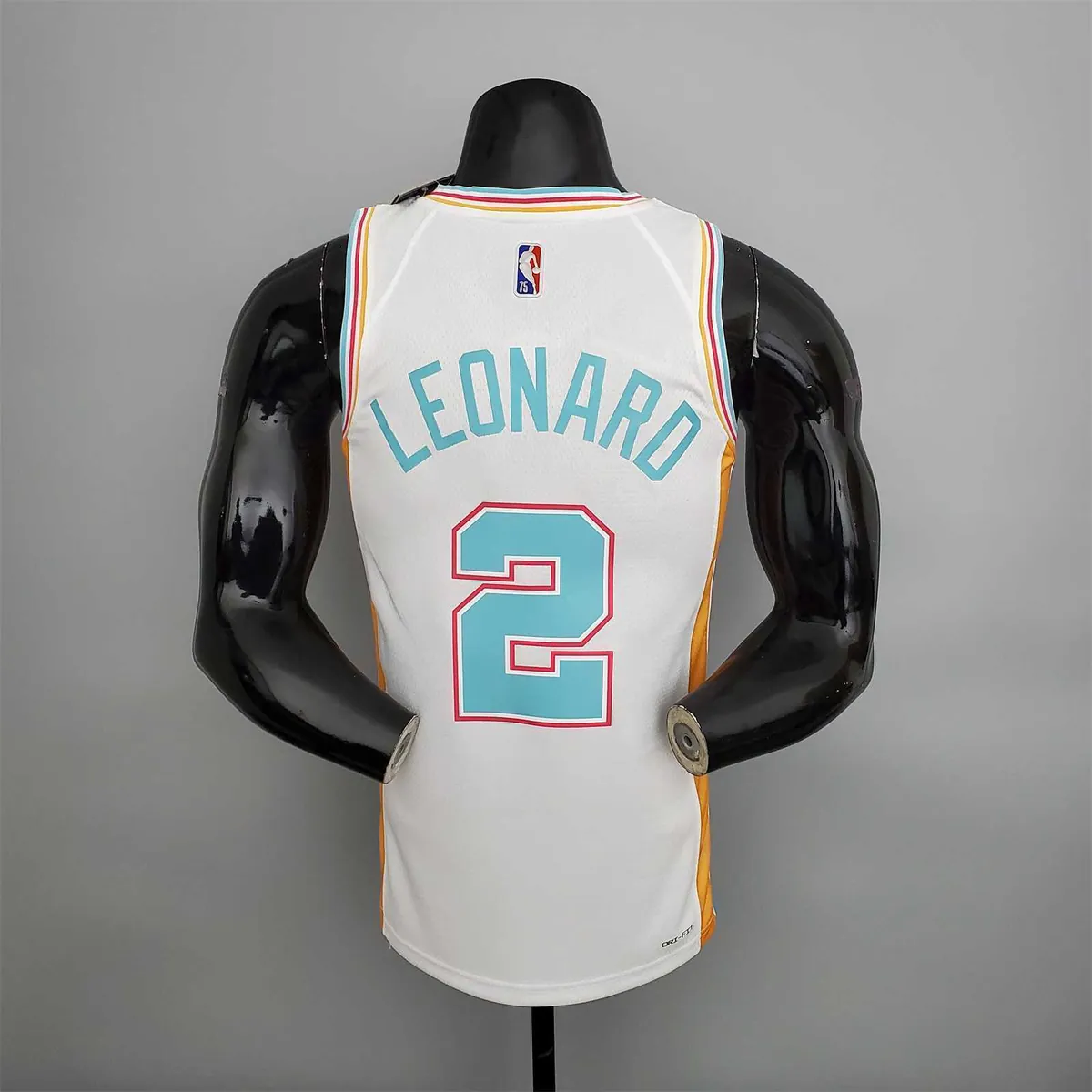 2022 season Leonard #2 Spurs City Edition white 3