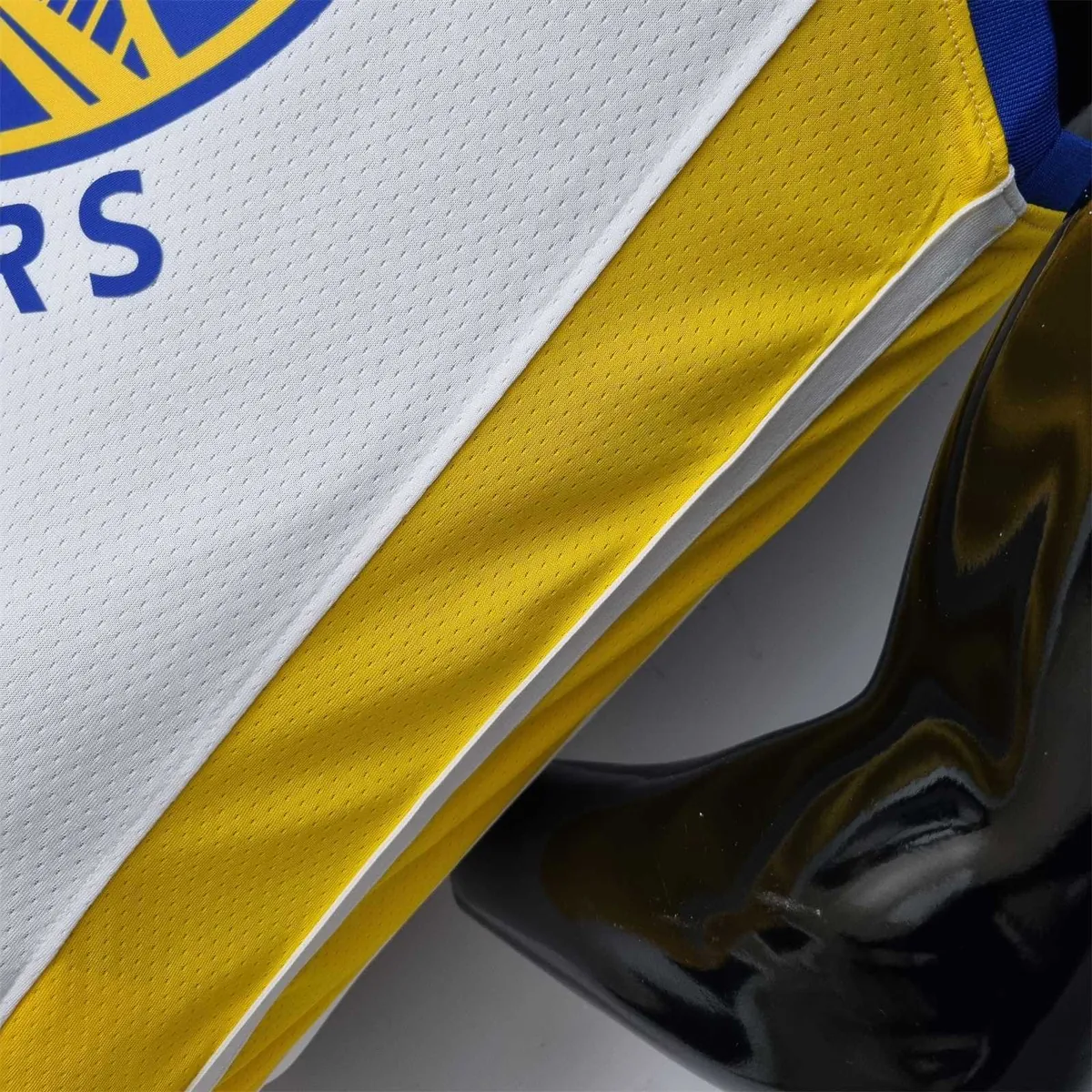 75th Anniversary Toscano#95 Golden State Warriors Mexico Exclusive White NBA Jersey 8