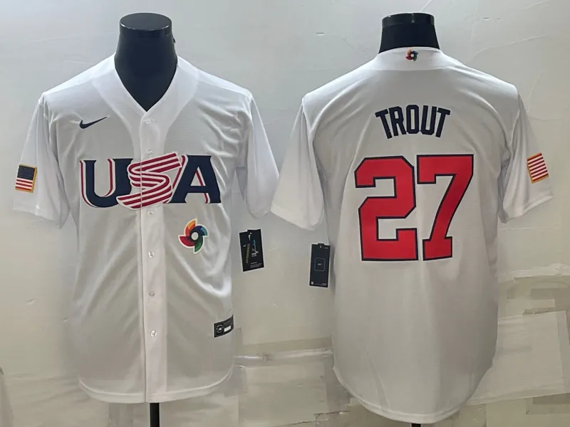 USA 2023 World Cup Baseball Jerseys 46