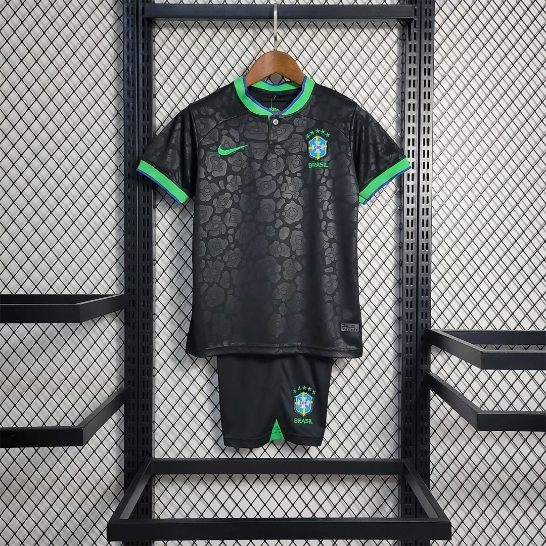 2223 Brazil Leopard Black Kids 12