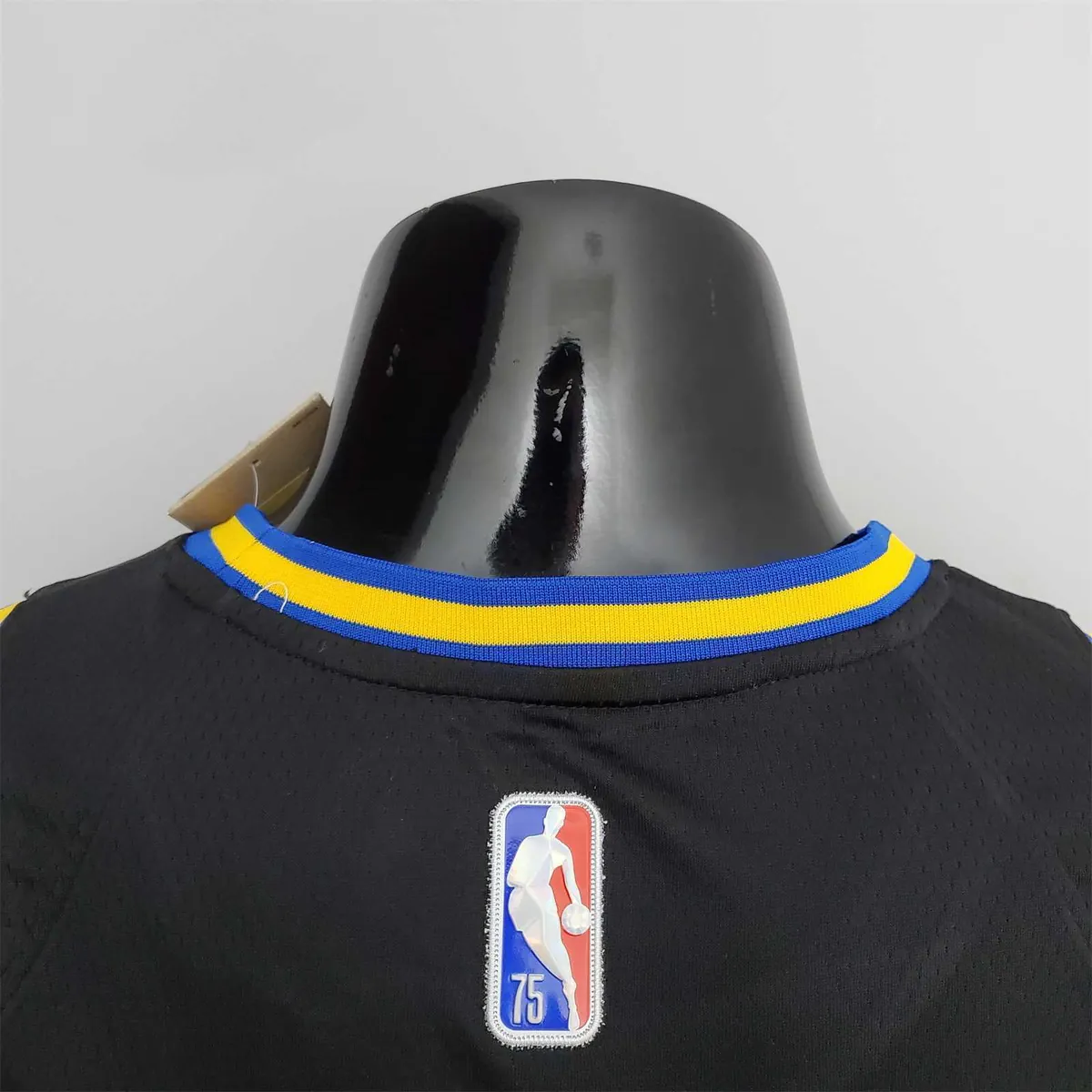 2022 75th Anniversary Golden State Warriors Curry #30 Mexico Edition Black NBA Jersey 7