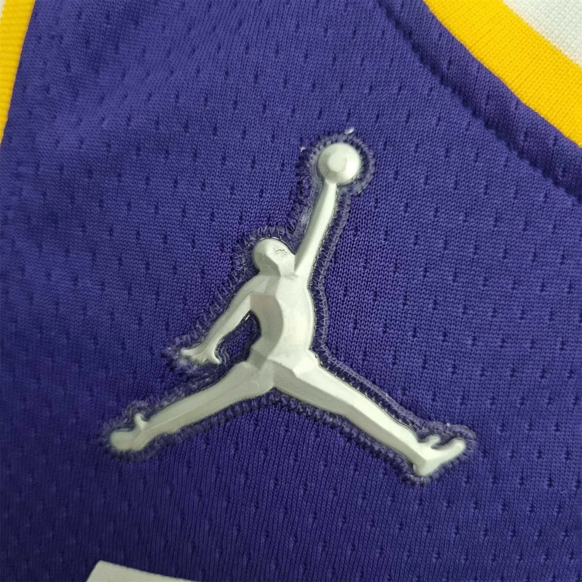 75th Anniversary Howard #39 Los Angeles Lakers Jordan Purple NBA Jersey 3