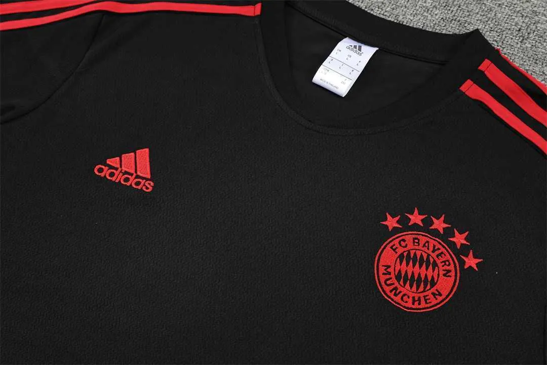 22-23 Bayern Munich Training Short Sleeve Kit Black 14
