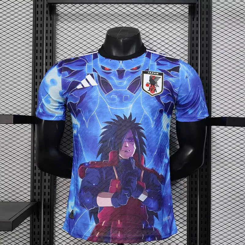 25-26 Japan Naruto & Sasuke Blue Special Edition Kit Player Version Shirt AAAAJersey Wholesale 6