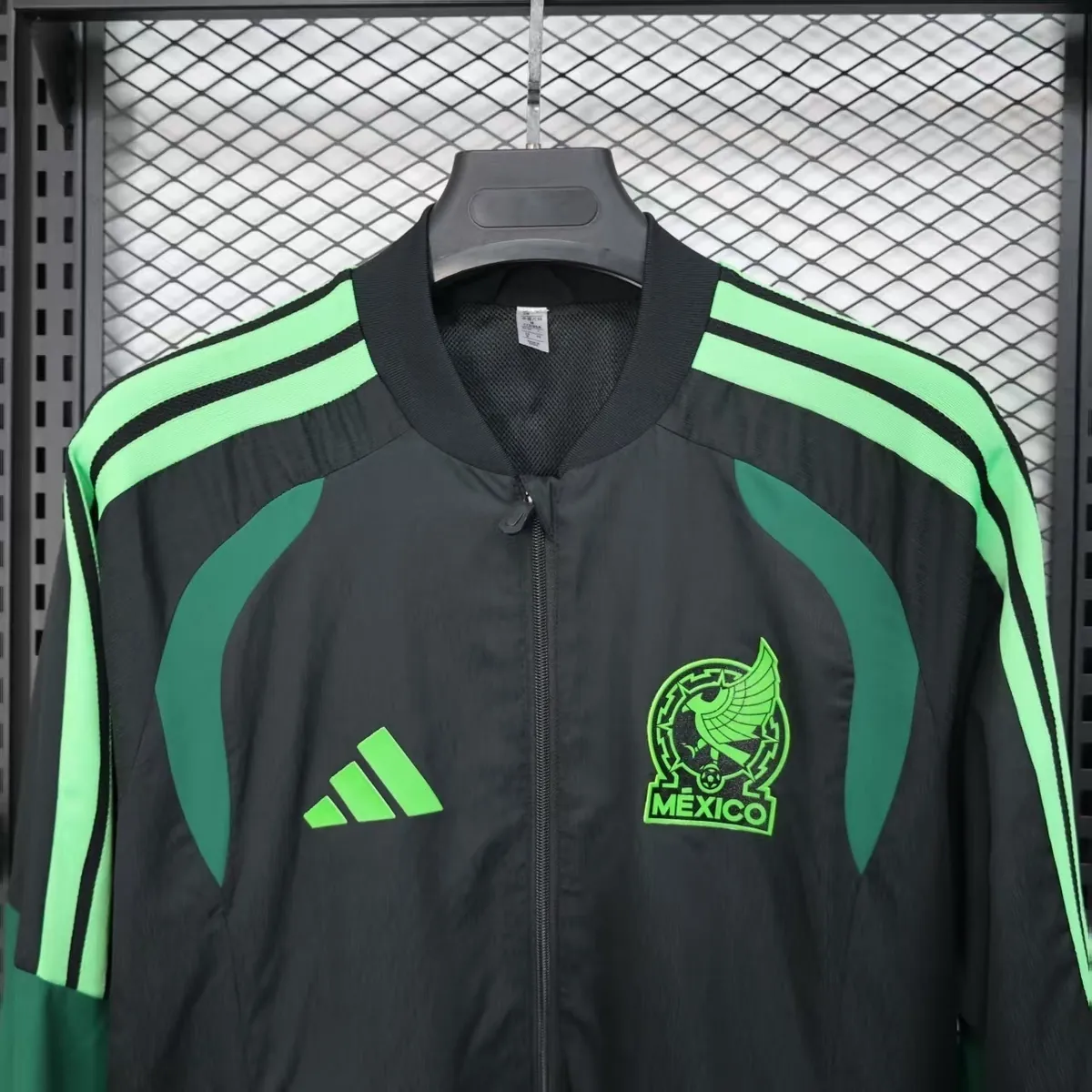 2025 Mexico Black Windbreaker Jacket Yupoo 2