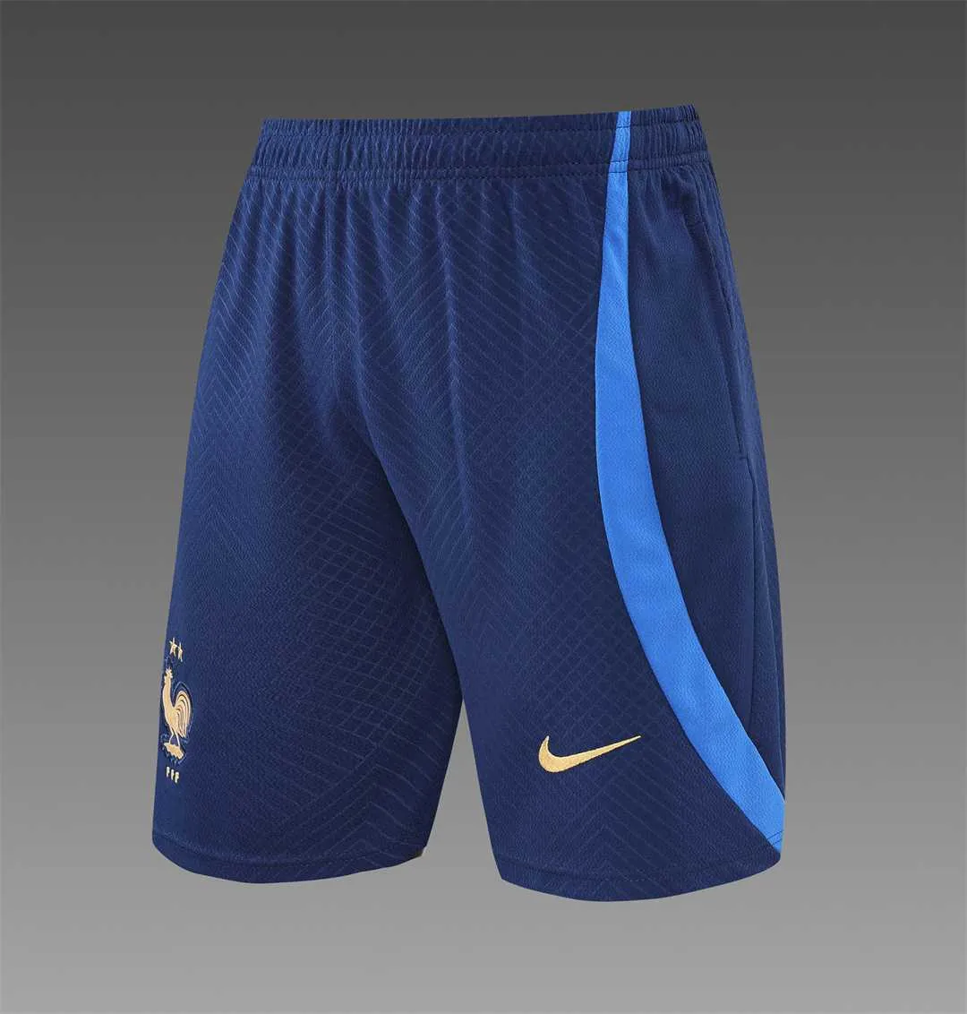 2022 France Training Suit Short Sleeve Kit White Blue 17