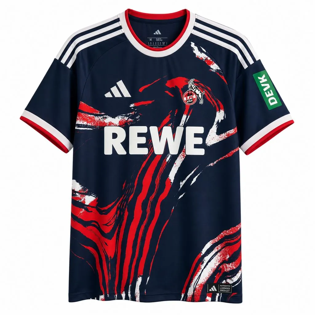 26-27 FC Köln Mens Away Kit Football T-Shirt AAAAJersey Supply Yupoo 4 4
