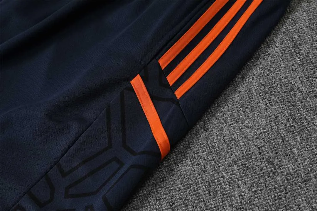 2223 Manchester United Training Suit Short Sleeve Kit Blue 22