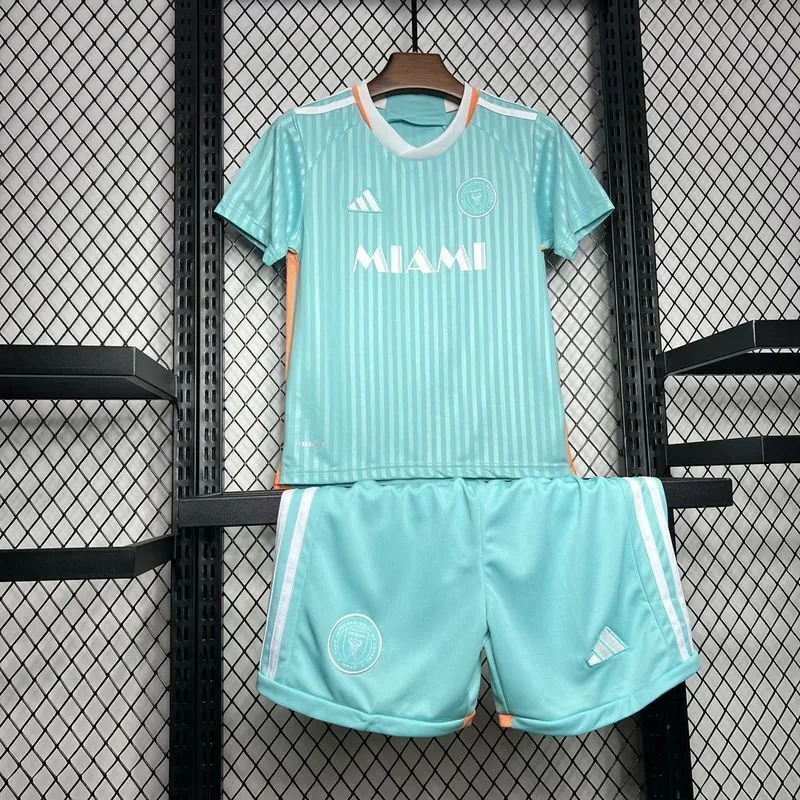 24-25 Inter Miami Third Kid Kits Youth Apparels Sport AAAAJersey Yupoo 6