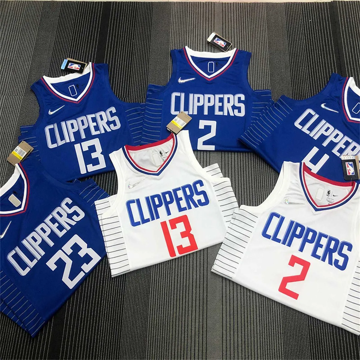 75th Anniversary Clippers Blue White 18