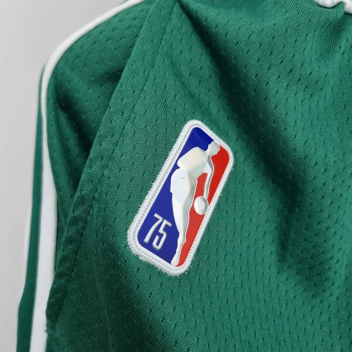 75th Anniversary Boston Celtics Green Shorts NBA 3