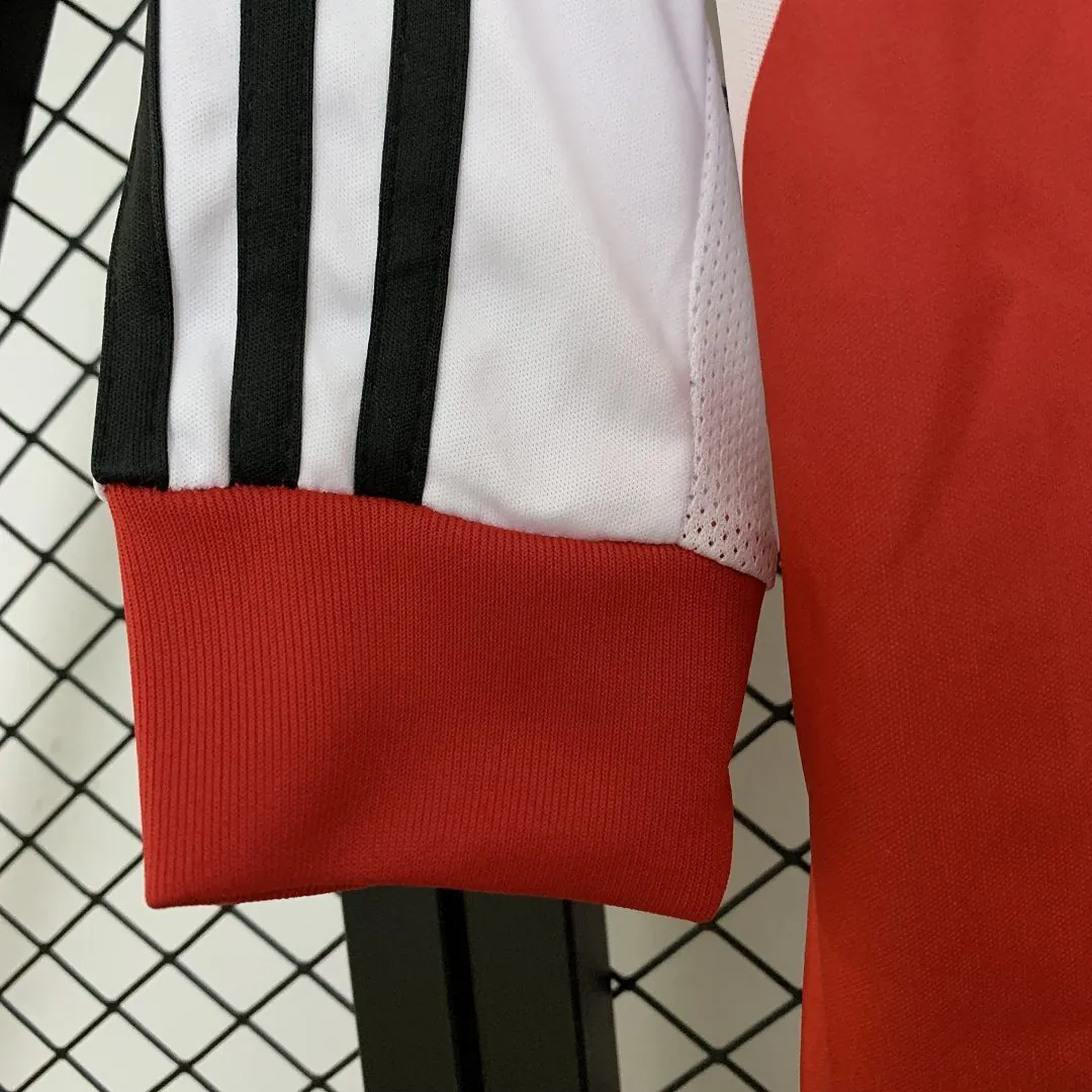 13-14 River Plate Home Retro Long Sleeve Kit Vintage Shirt AAAAJersey Dropship Yupoo 2