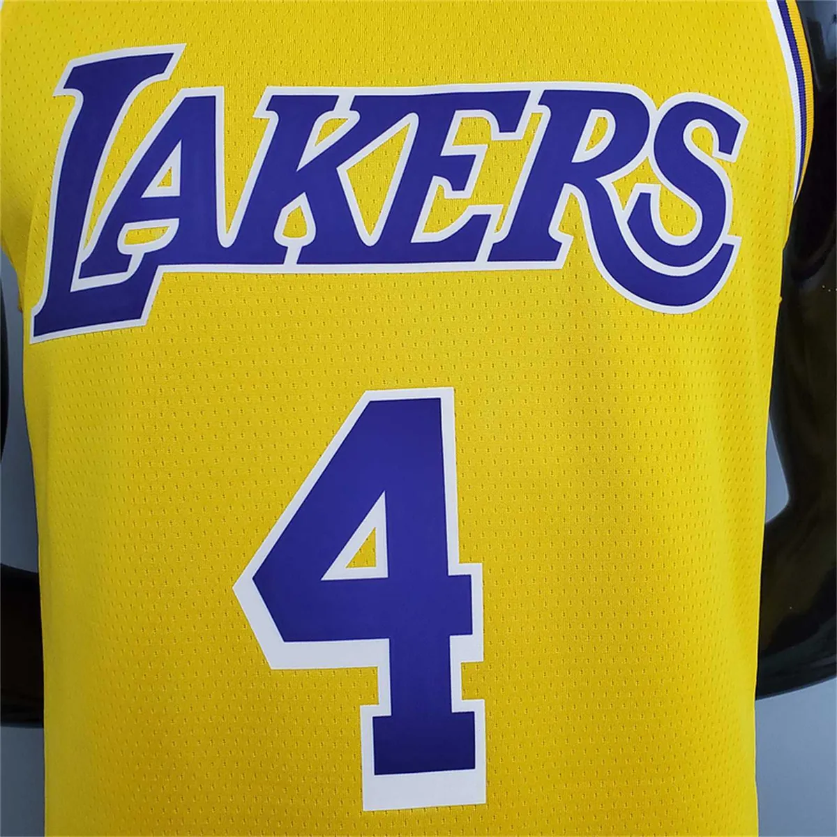 Lakers Rondo#4 Crew Neck Yellow 5