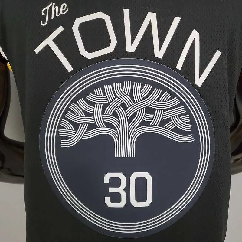 Curry #30 Golden State Warriors black 8