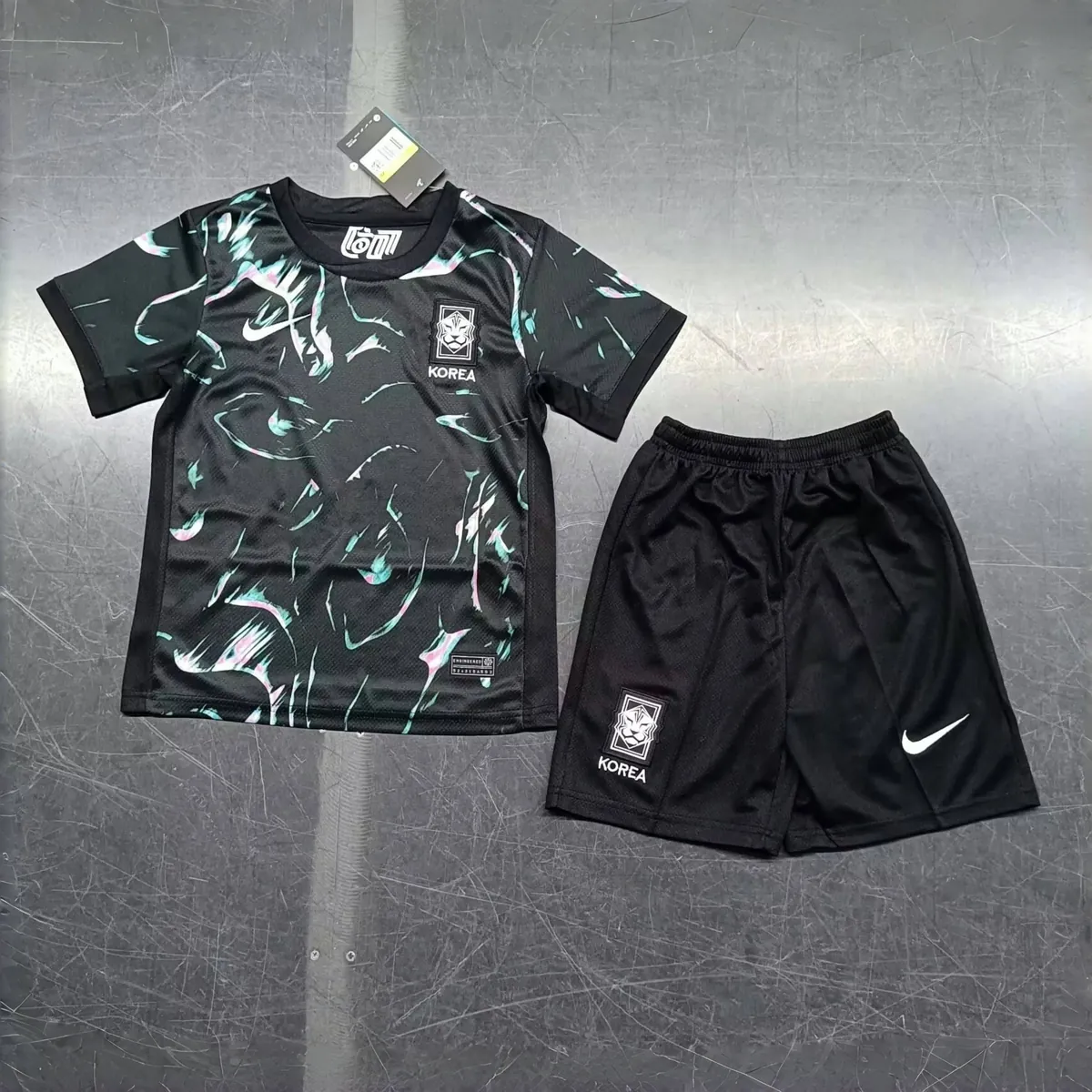 2024 South Korea Away Kid Kits Youth Apparels Football AAAAJersey Supplier 2