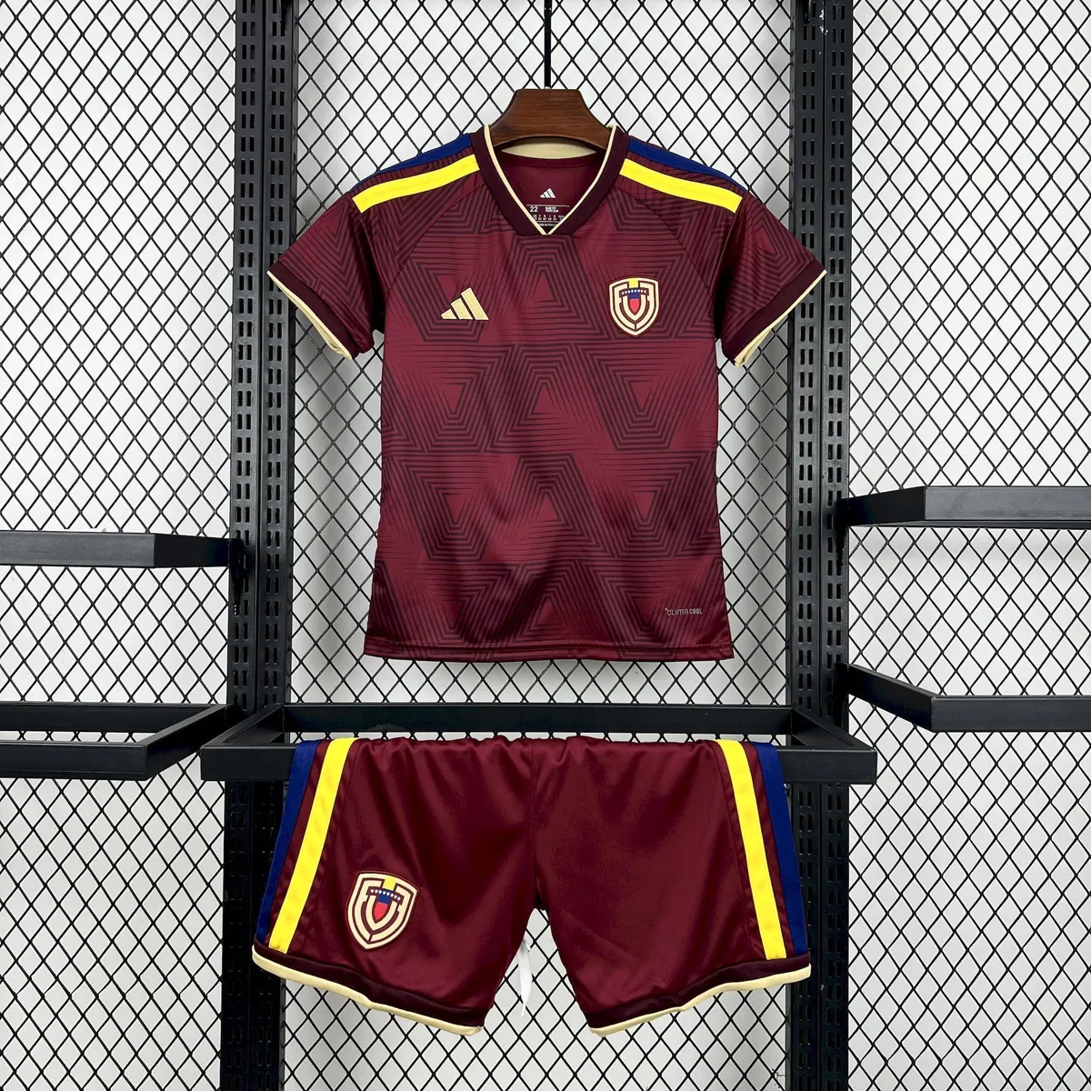 2026 World Cup Venezuela Home Kids Kit Soccer Youth Apparels AAAAJersey Supply Yupoo 9