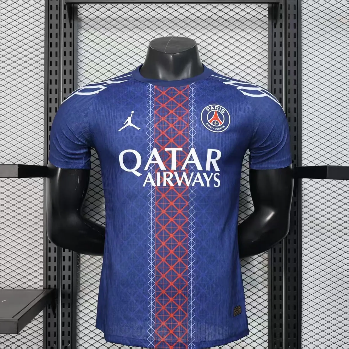 25-26 PSG Blue Special Edition Kit Player Version Soccer Maillot été AAAAJersey Dropship Yupoo 5
