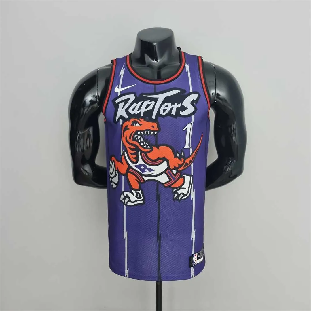 Toronto Raptors McGRADY#1 Purple NBA Jersey 9