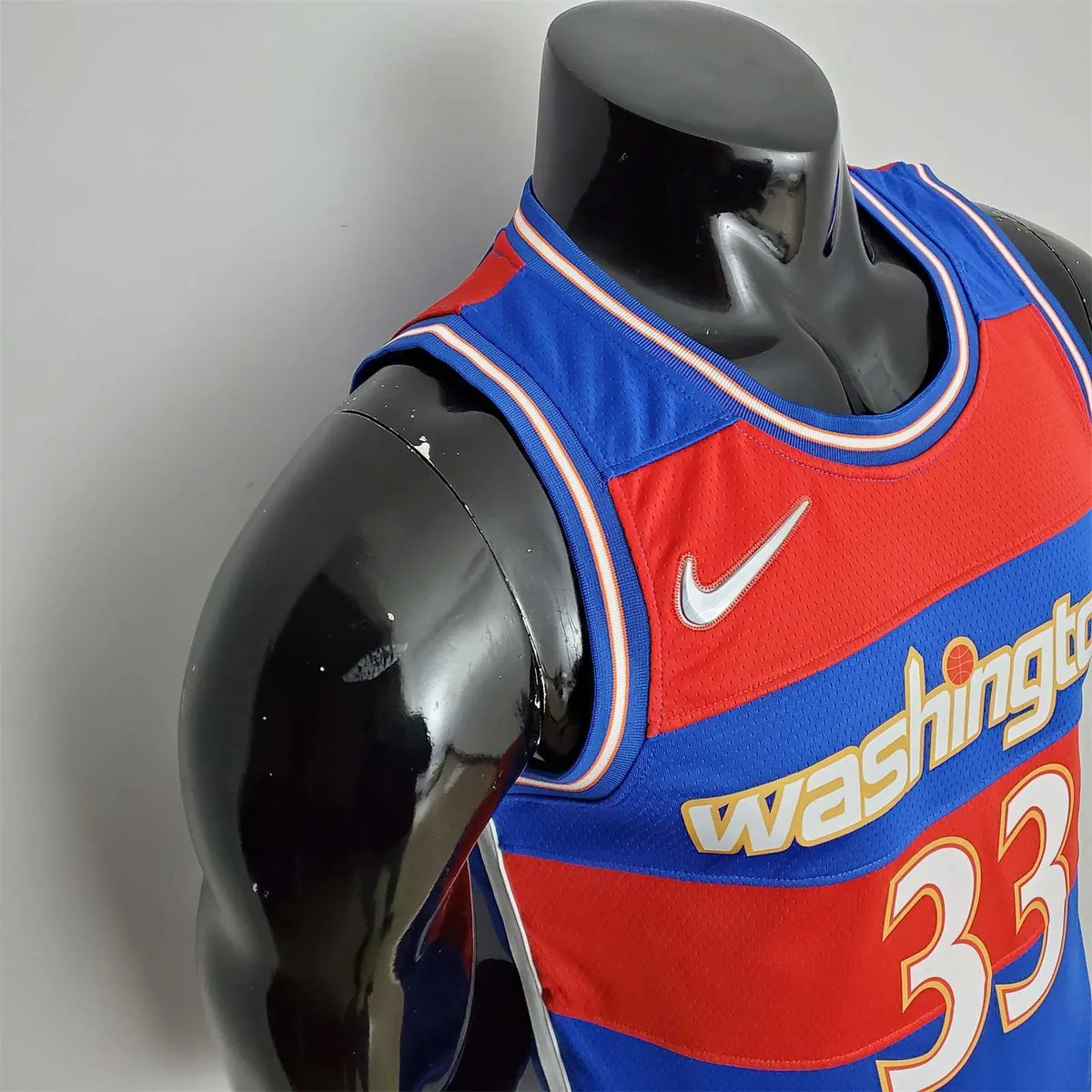 2022 Season Kuzma #33 Talent City Edition Blue Red NBA Jersey 7