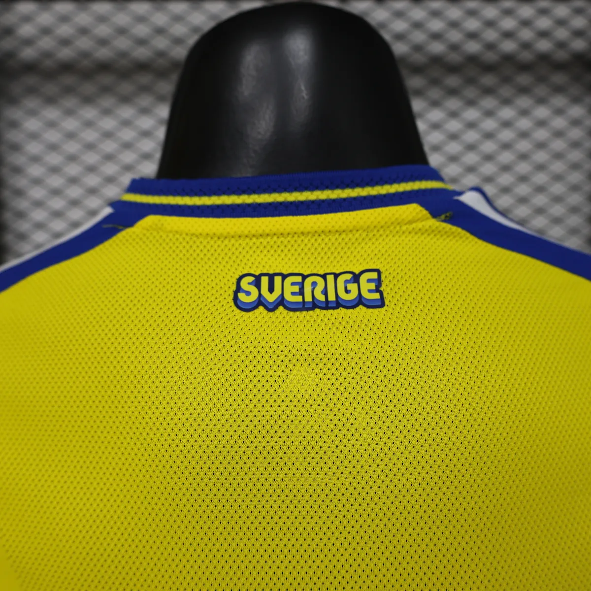 World Cup FIFA 2026 Sweden Mens Home Kit Football Player Version T-Shirt AAAAJerseys Supply Yupoo 3