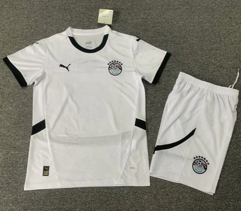 24-25 Egypt Away Kid Kits Youth Apparels Soccer AAAAJersey Yupoo 2