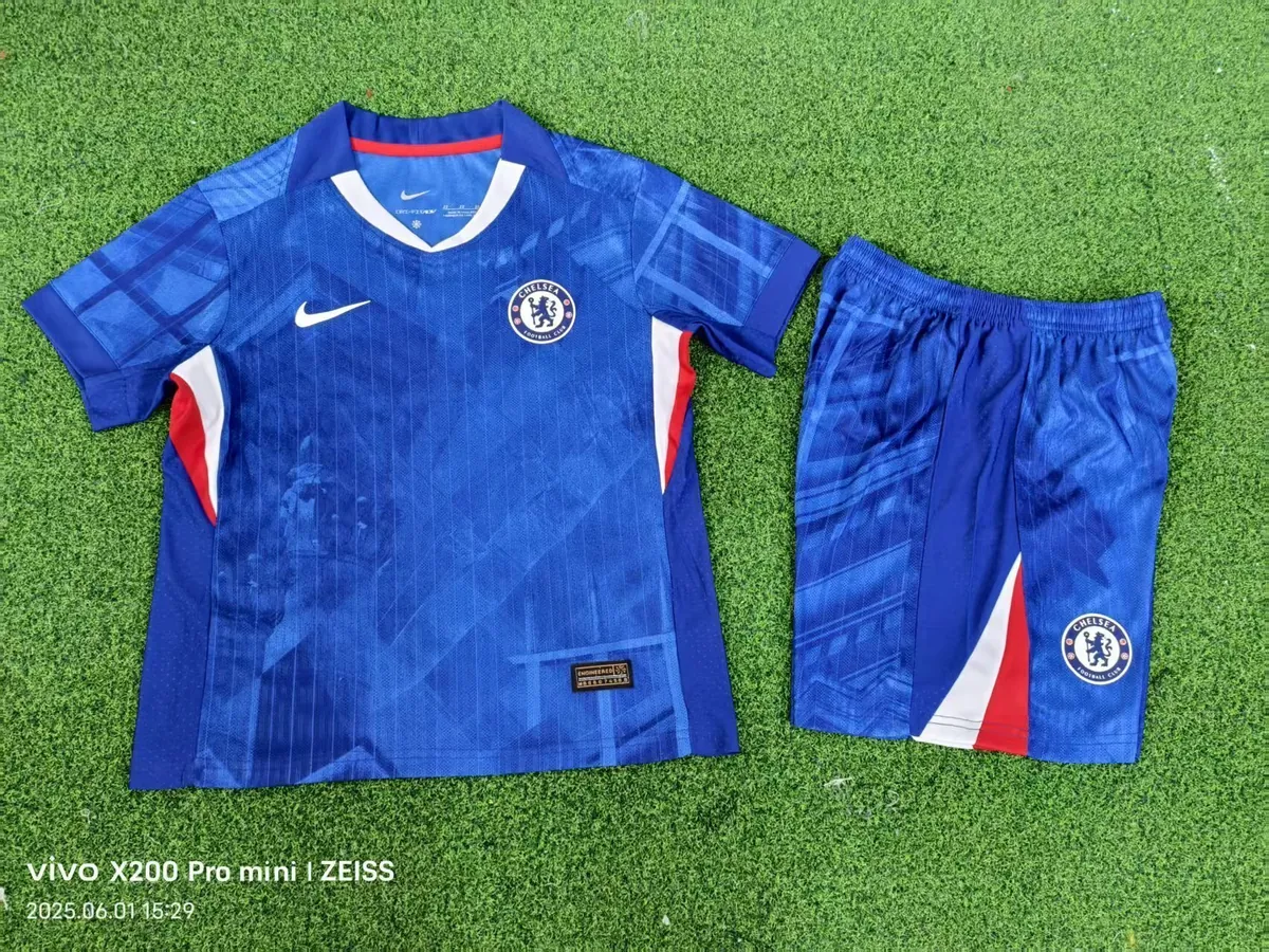 25-26 Chelsea Home Kid Kits Player Version Yourth Apparels AAAAJersey Supply Yupoo 1