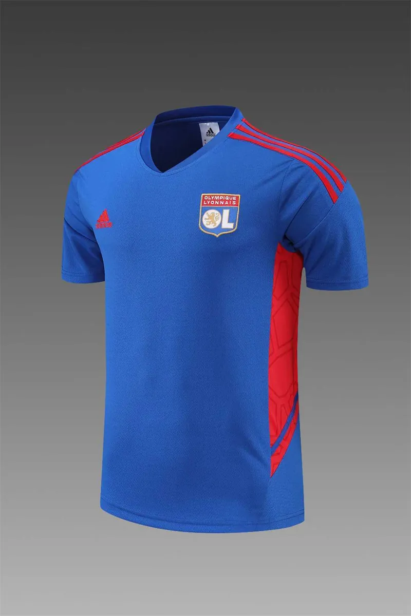 22-23 Lyon Training Suit Short Sleeve Kit Blue 3