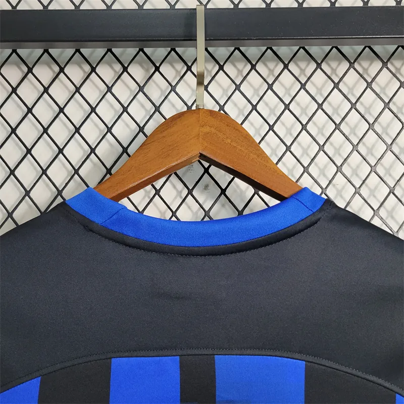 23-24 Inter Milan Home Long Sleeve Size S-4XL Soccer Jerseys 6
