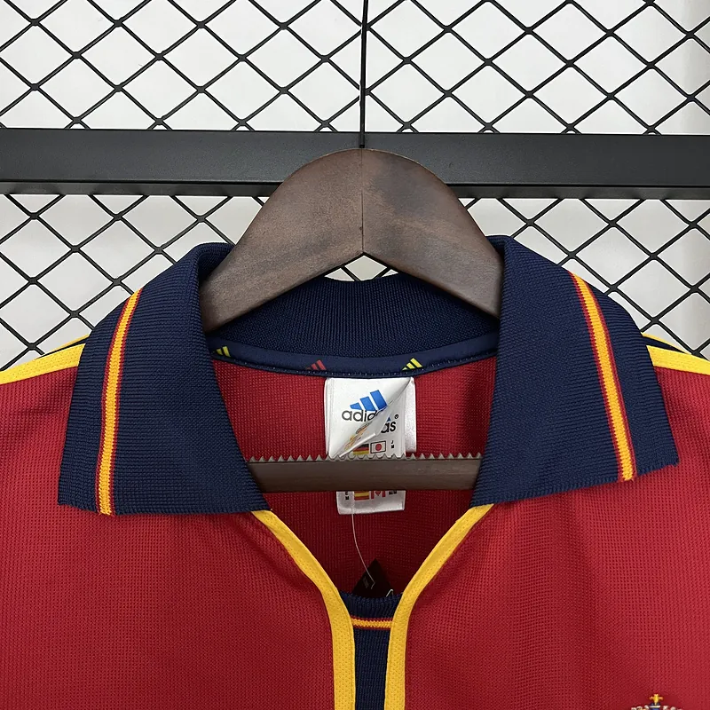 2000 Spain Home Retro Kit Vintage Shirt AAAAJersey Supplier Yupoo 2