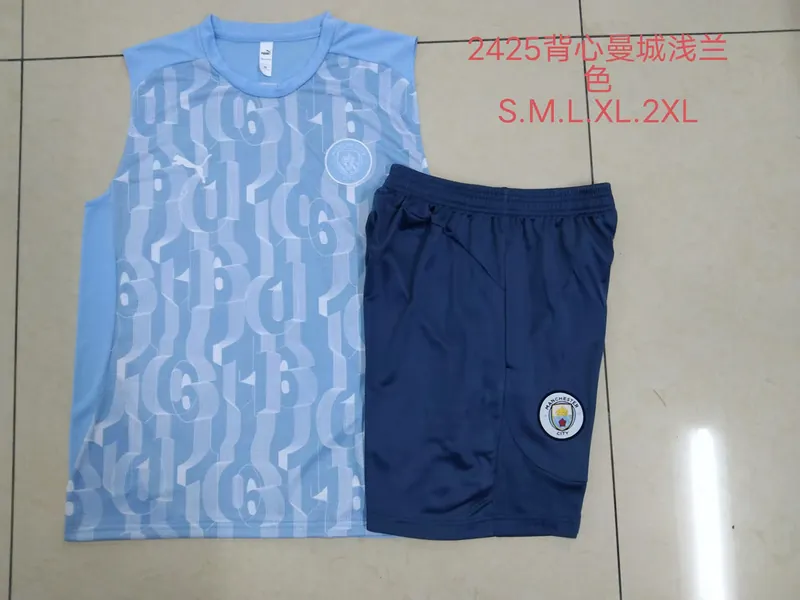 25-26 Manchester City Training Vest Soccer AAAAJersey Yupoo 4