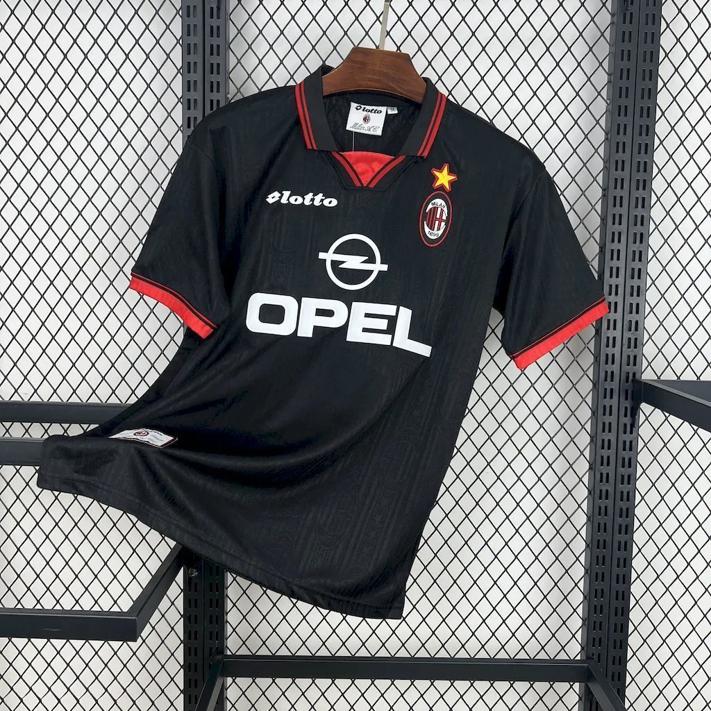 97-98 AC Milan Fourth Retro Kit Vintage Shirt AAAAJersey Wholesale Yupoo 5
