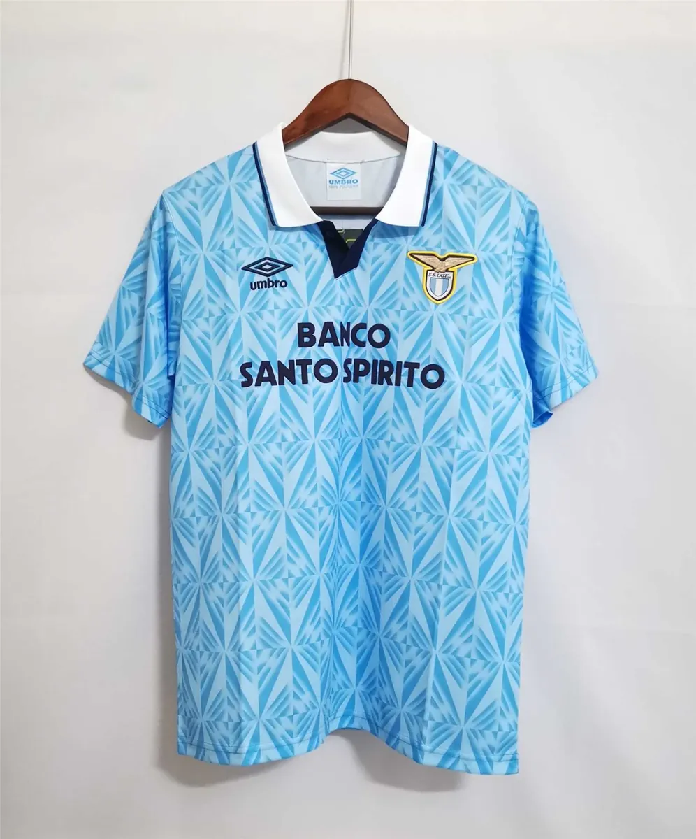 91-92 Lazio home blue 7