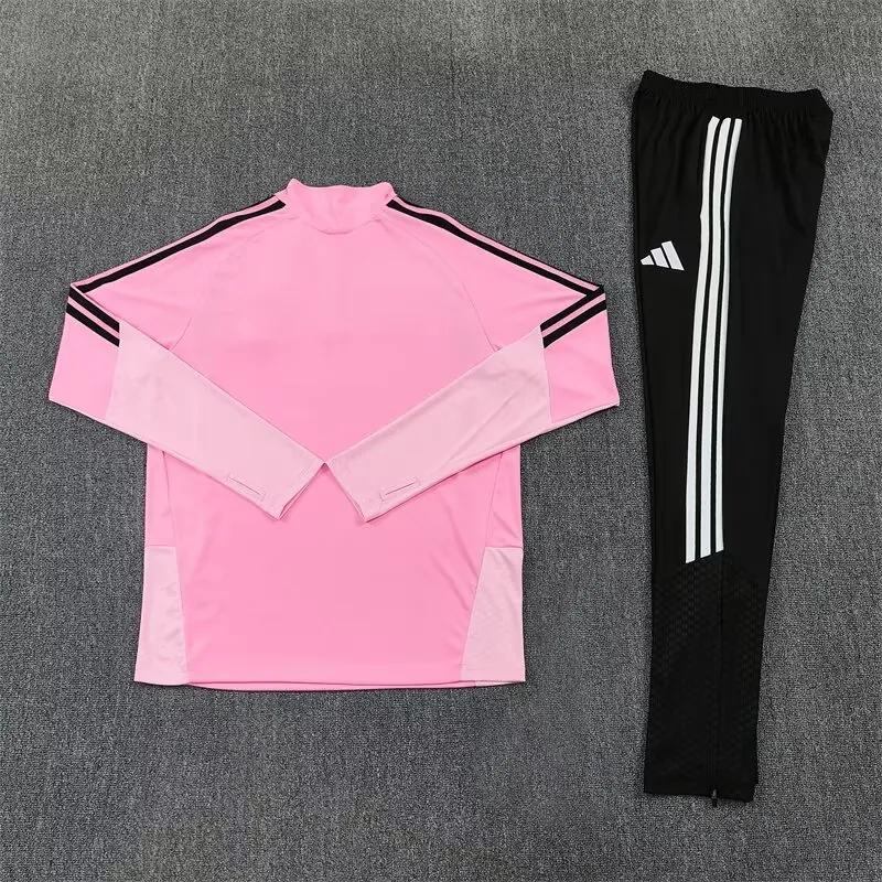 26-27 Inter Miami Mens Kit Pink Half Pull Training Suit Yupoo 7 1