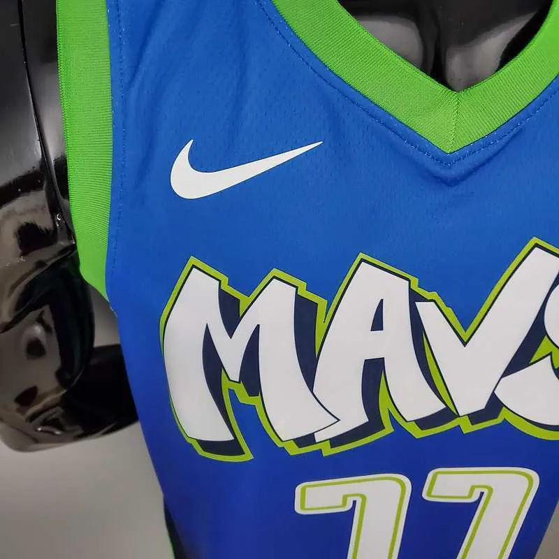 DONCIC#77 Dallas Mavericks blue idol 5
