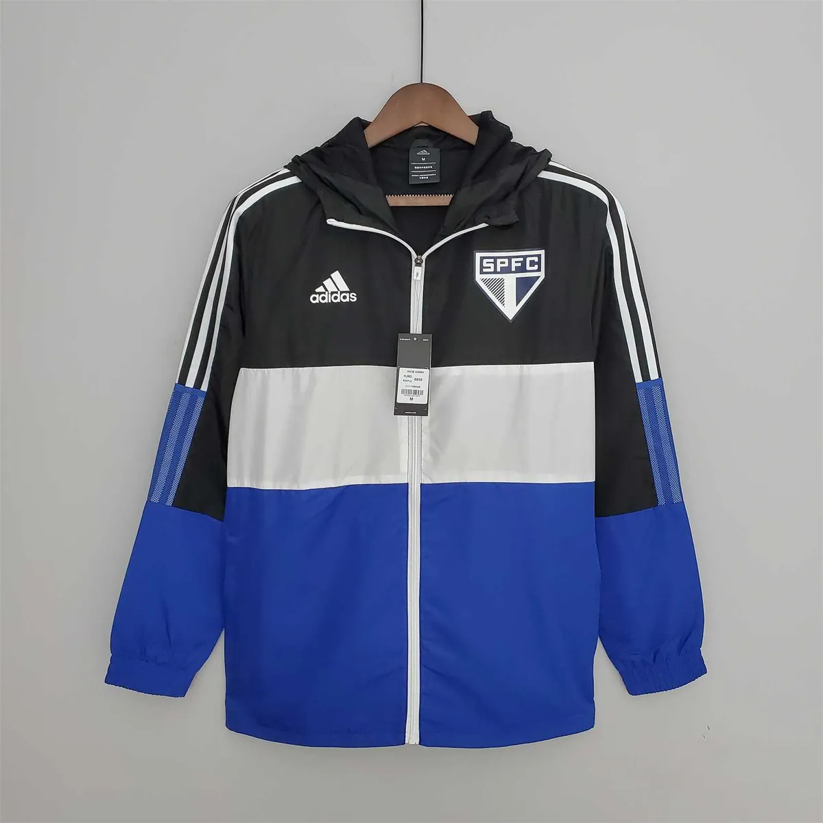 22-23 Sao Paulo blackwhiteblue Windbreaker 8