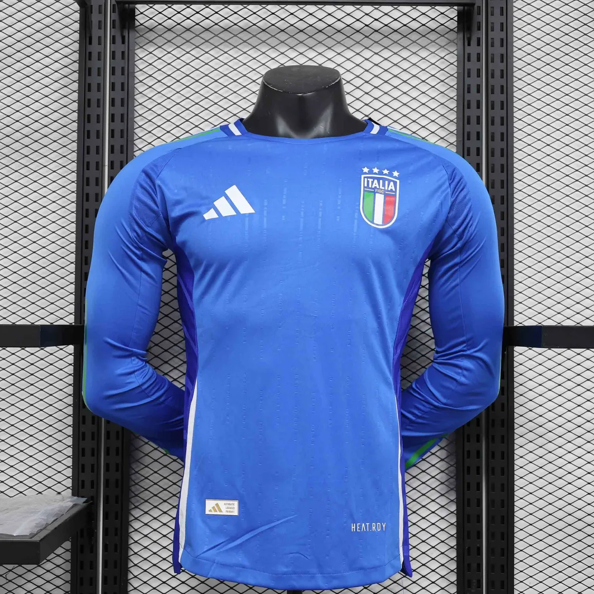 2024 Italy Home Long Sleeve Kit Player Version Shirt Sport AAAAJersey Yupoo 7