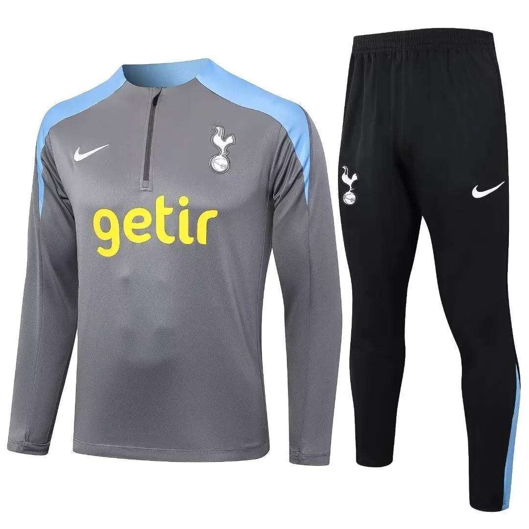 24-25 Tottenham Long Sleeve Training Suit Football Shirts 3