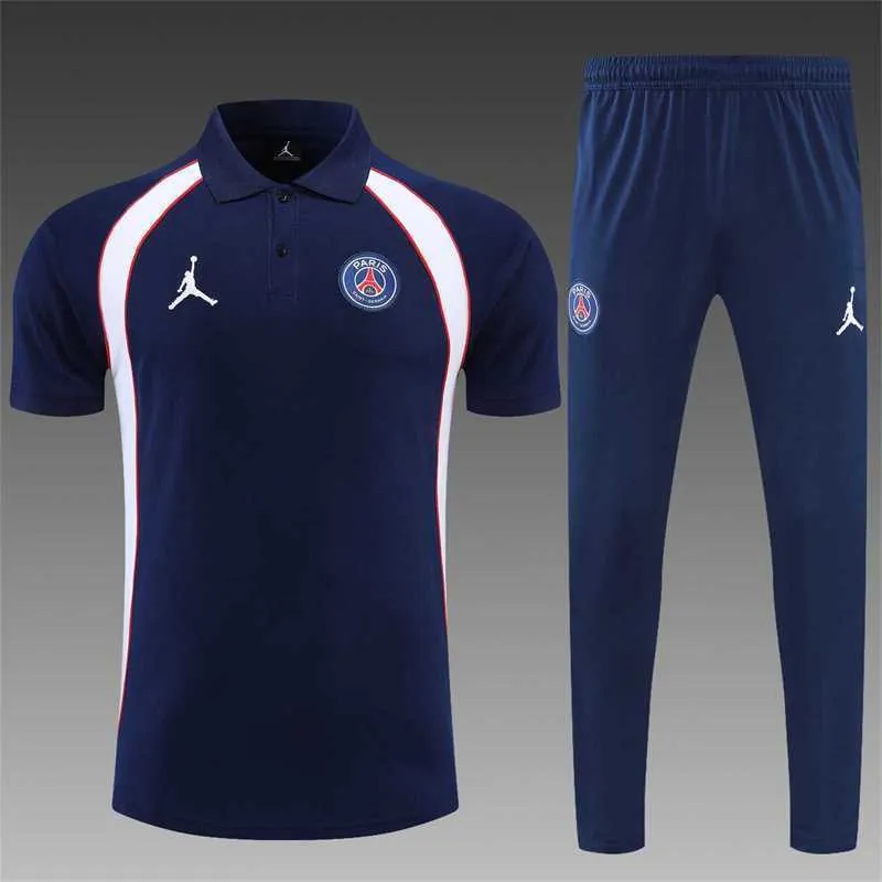 Polo Jordan PSG sapphire blue and white 19