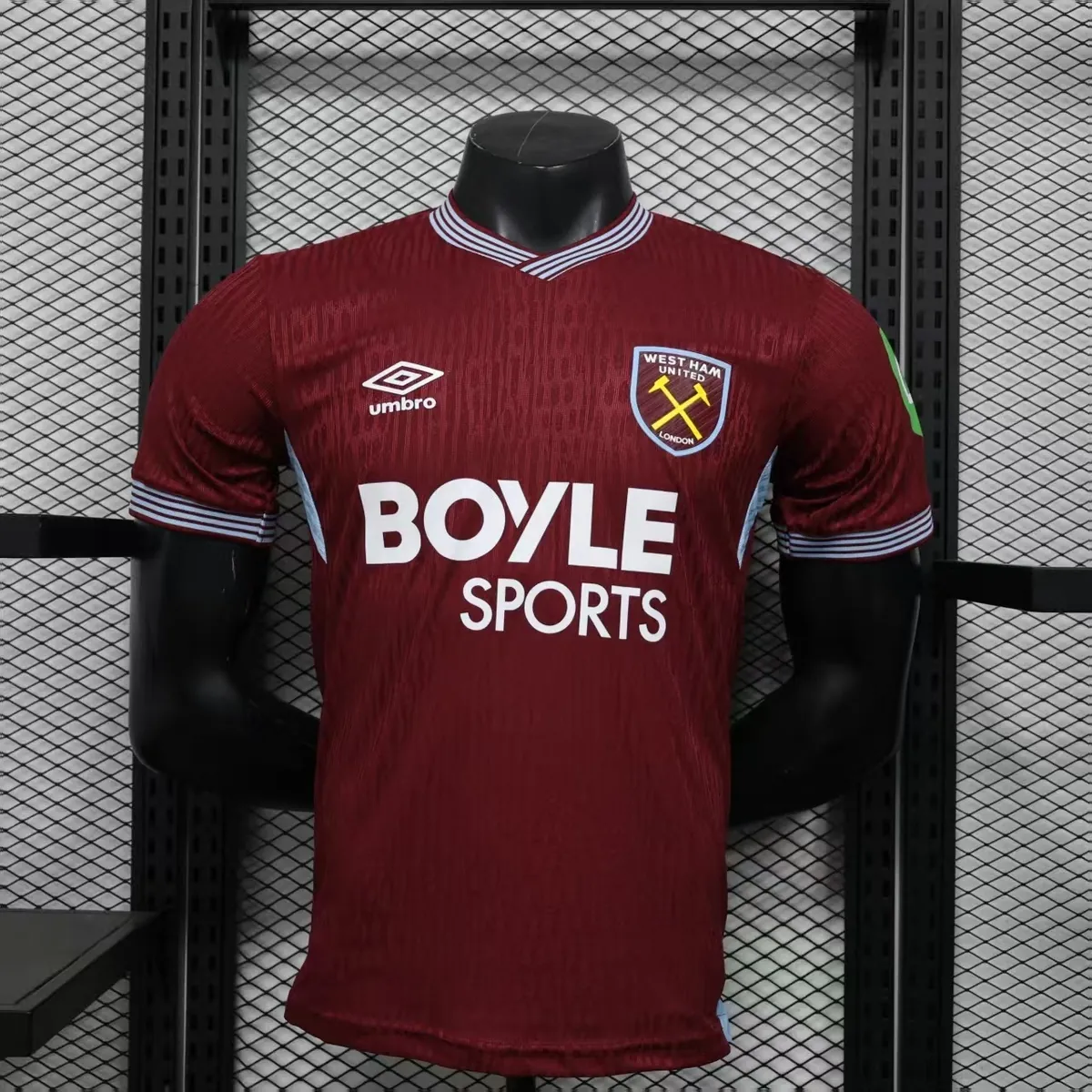 25-26 West Ham Home Kit Player Version Football Summer Shirt Soccer AAAAJersey Supplier Yupoo 9
