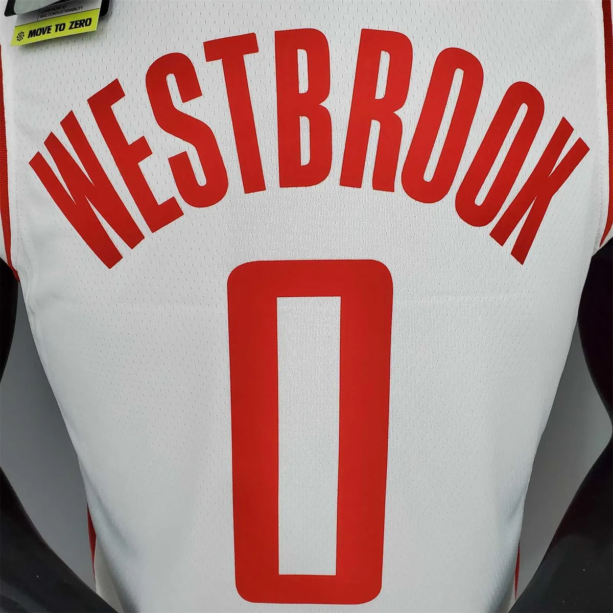 2021 WESTBROOK#0 Rockets White 8
