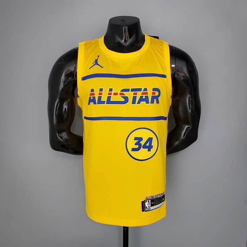 2021 ANTETOKOUNMPO#34 All-Star Yellow 8