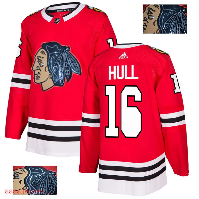 2018 Chicago Blackhawks ice hockey jersey M-3XL 芝加哥黑鹰队时尚亮片款冰球服 31