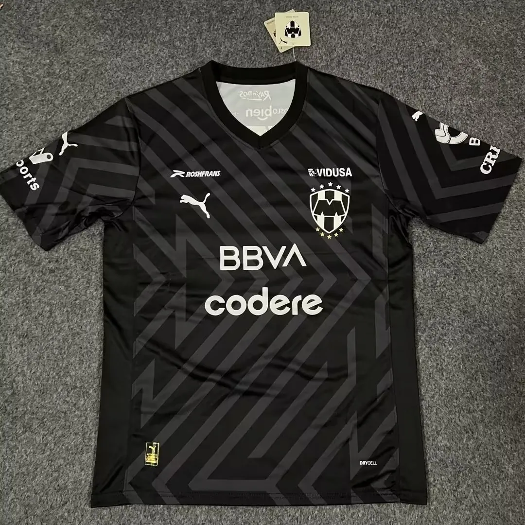 23-24 Rayados Monterrey Goalkeeper Black Kit Soccer Jerseys Yupoo 2