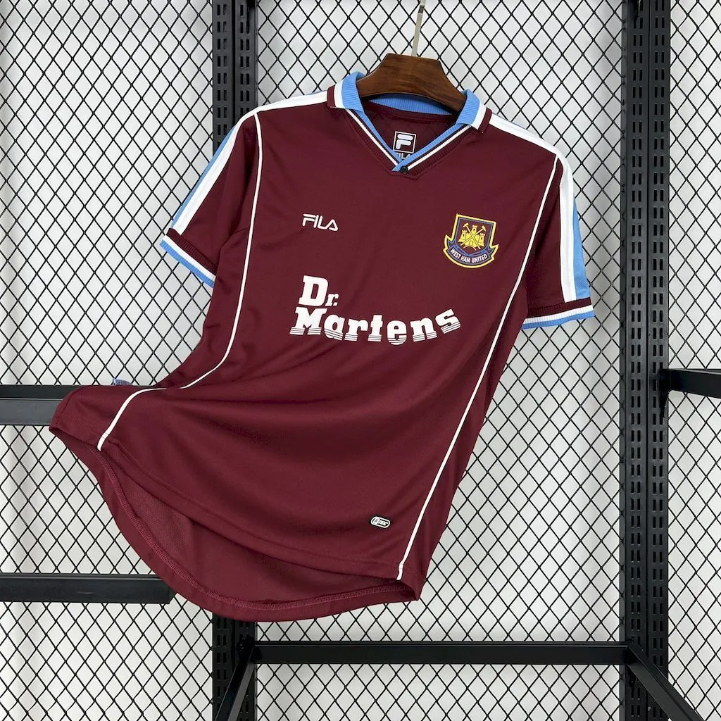 99-01 West Ham Home Retro Kit Vintage Shirt AAAAJersey Supplier Yupoo 7