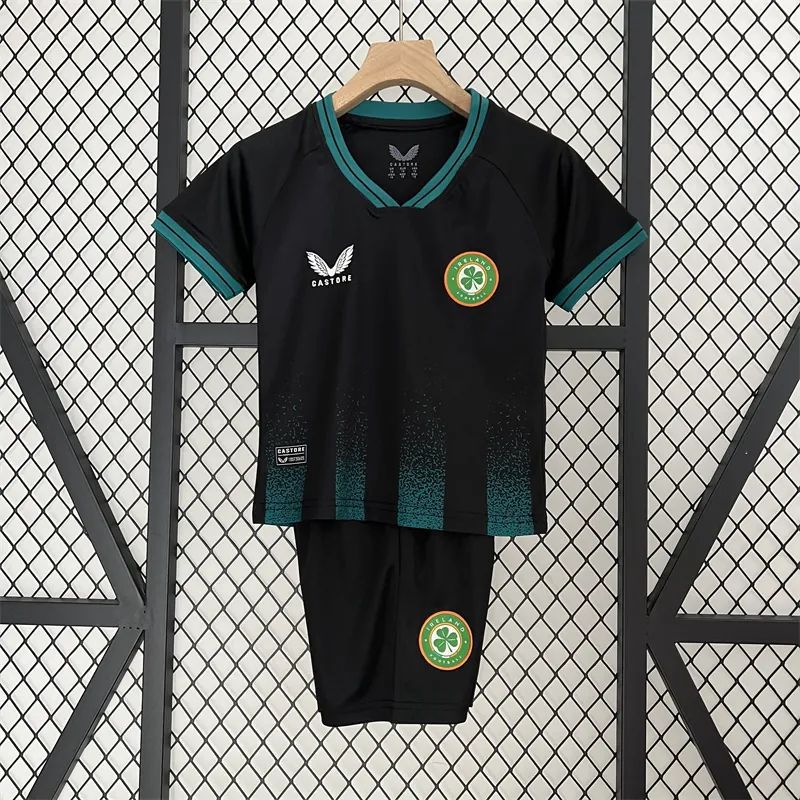 2023 Ireland third black kid kit Best Soccer Jersey 9