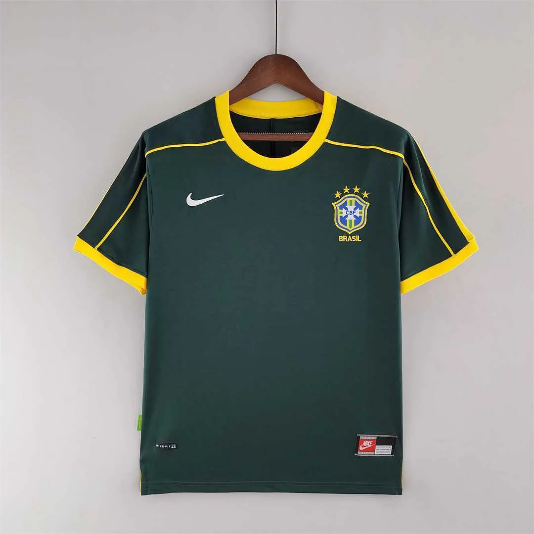1998 Brazil goalkeeper dark green 12