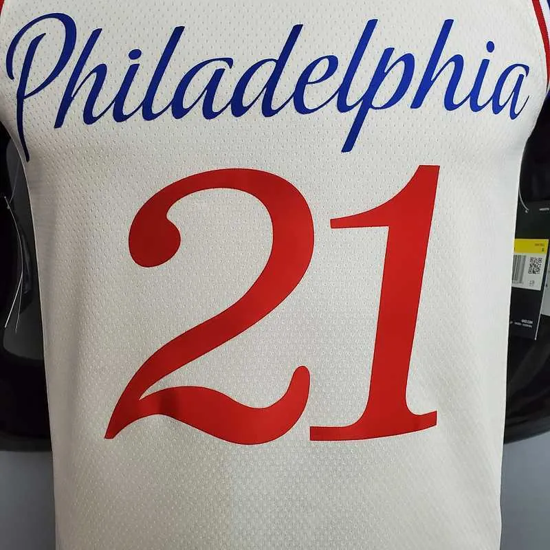 2020 Philadelphia 76ers EMBIID#21 City Limited Edition Beige 1
