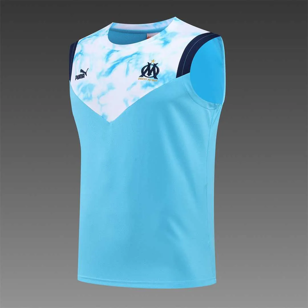 22-23 Marseille vest training suit kit blue 1
