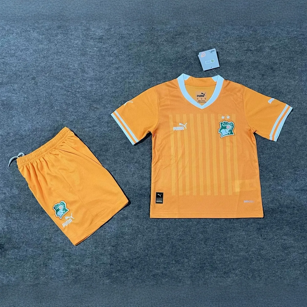 2023 Ivory Coast Home Kid Kits Children Sets Football AAAAJersey Yupoo 2