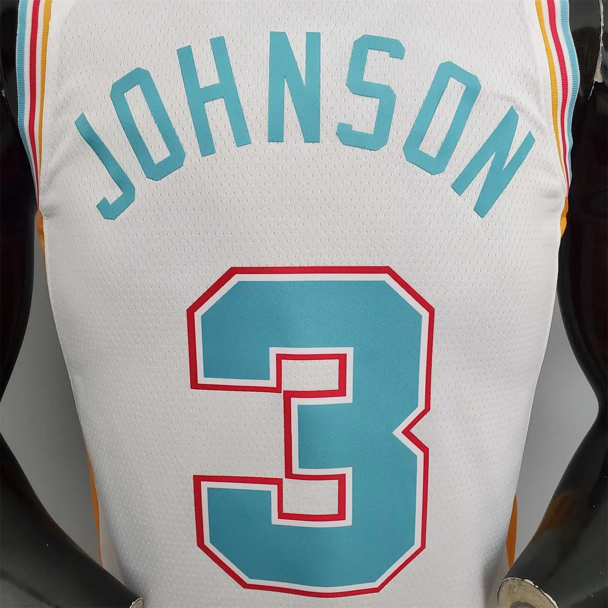 2022 season Johnson #3 Spurs City Edition white 6